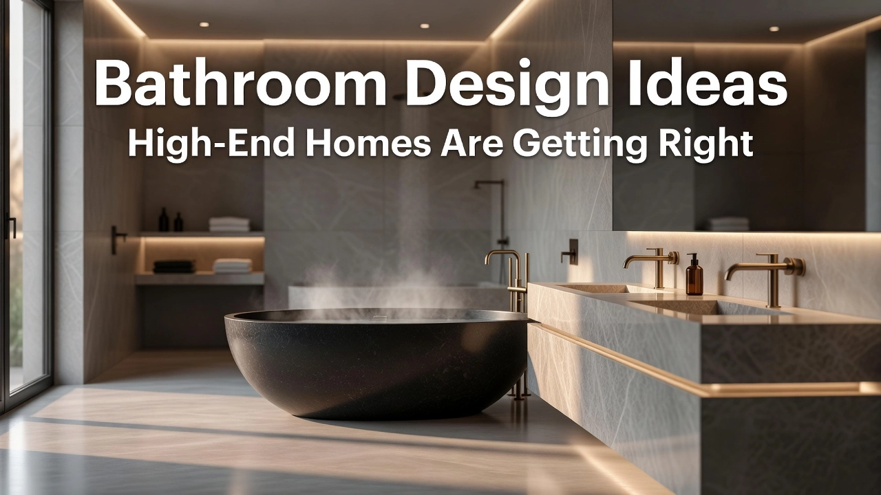Professional header image for list-based article: Bathroom Design Ideas High-End Homes Are Getting Right
