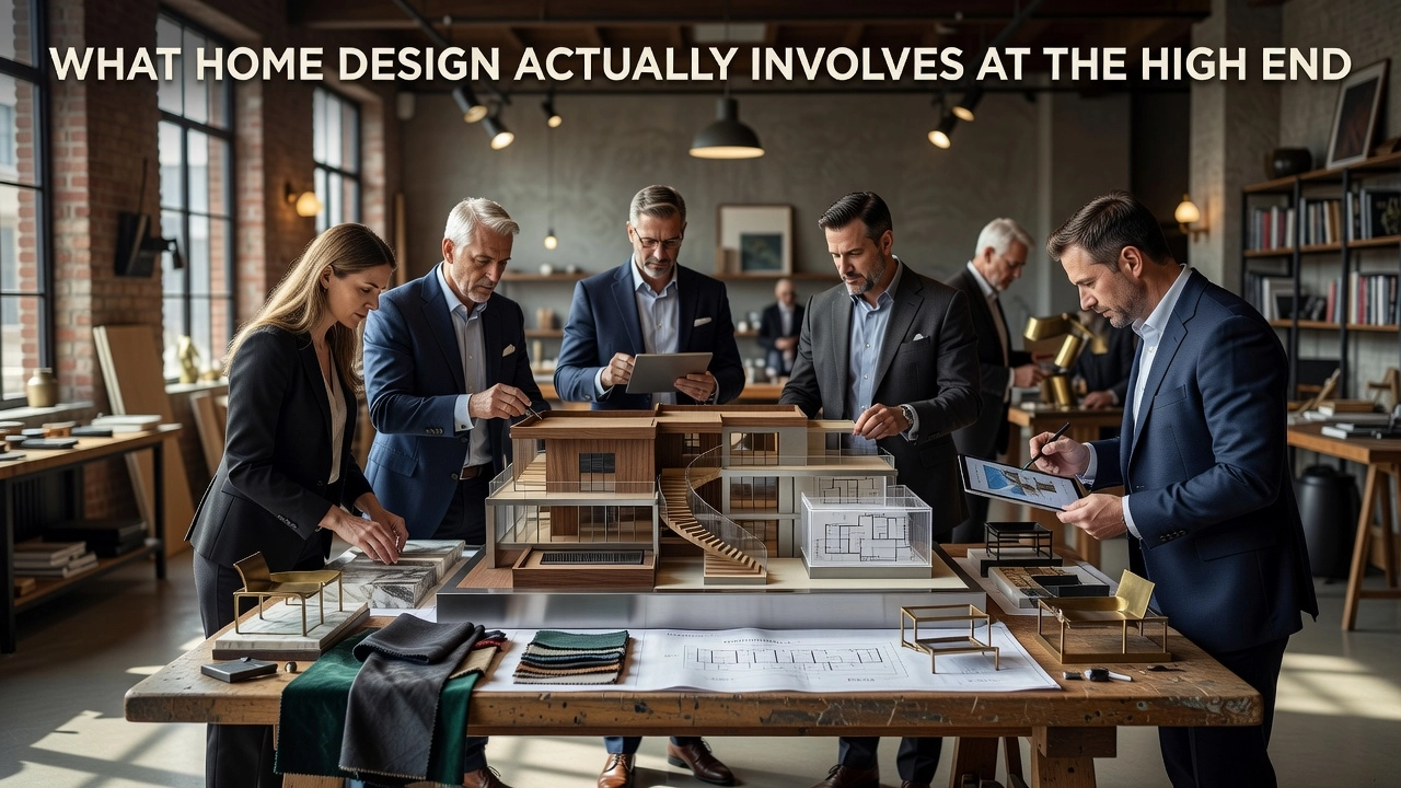 Professional header image for list-based article: What Home Design Actually Involves at the High End