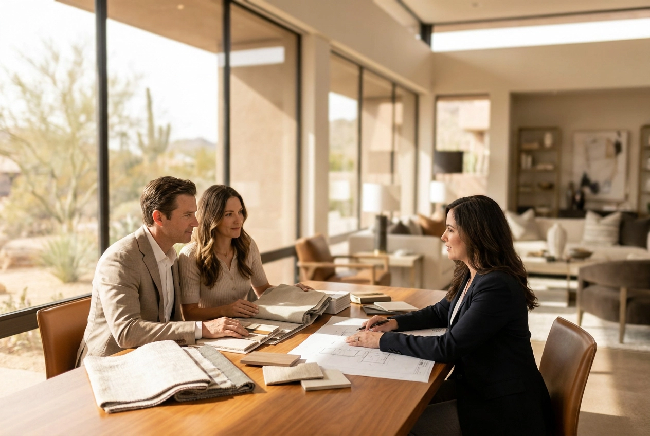 Professional header image for comparison analysis: How to Evaluate a Luxury Interior Design Firm in Scottsdale