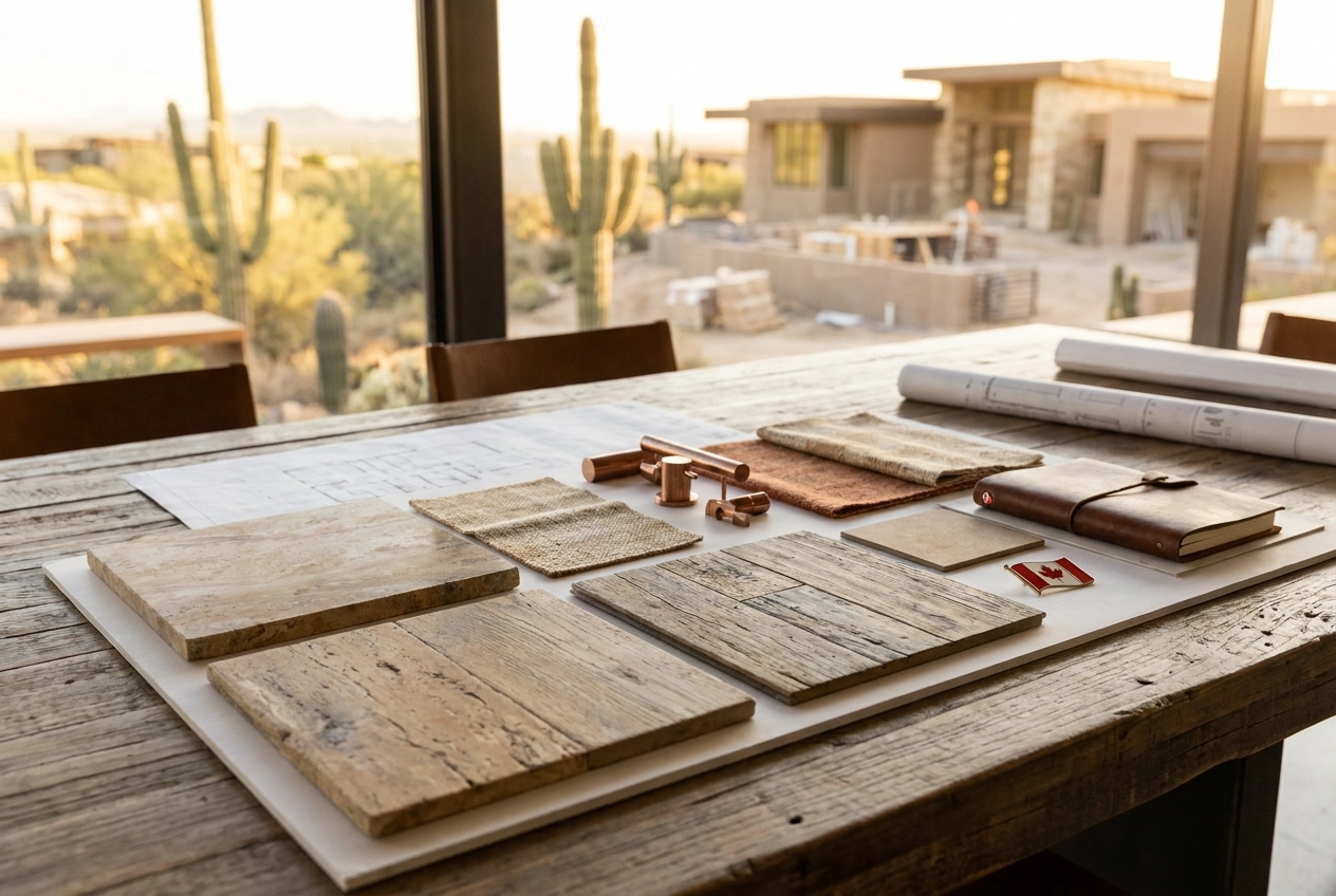 Professional header image for step-by-step guide: Desert Mountain New Construction: What Canadian Buyers an...